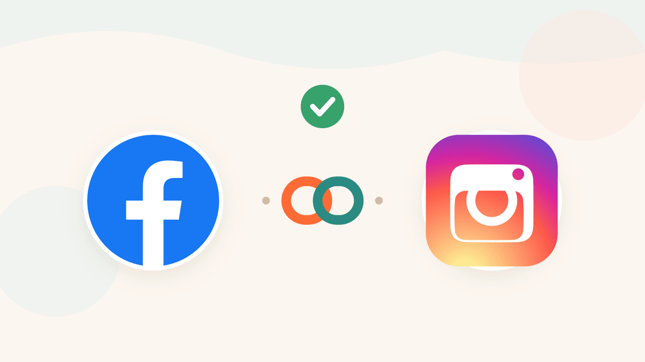 Facebook and Instagram accounts linked together